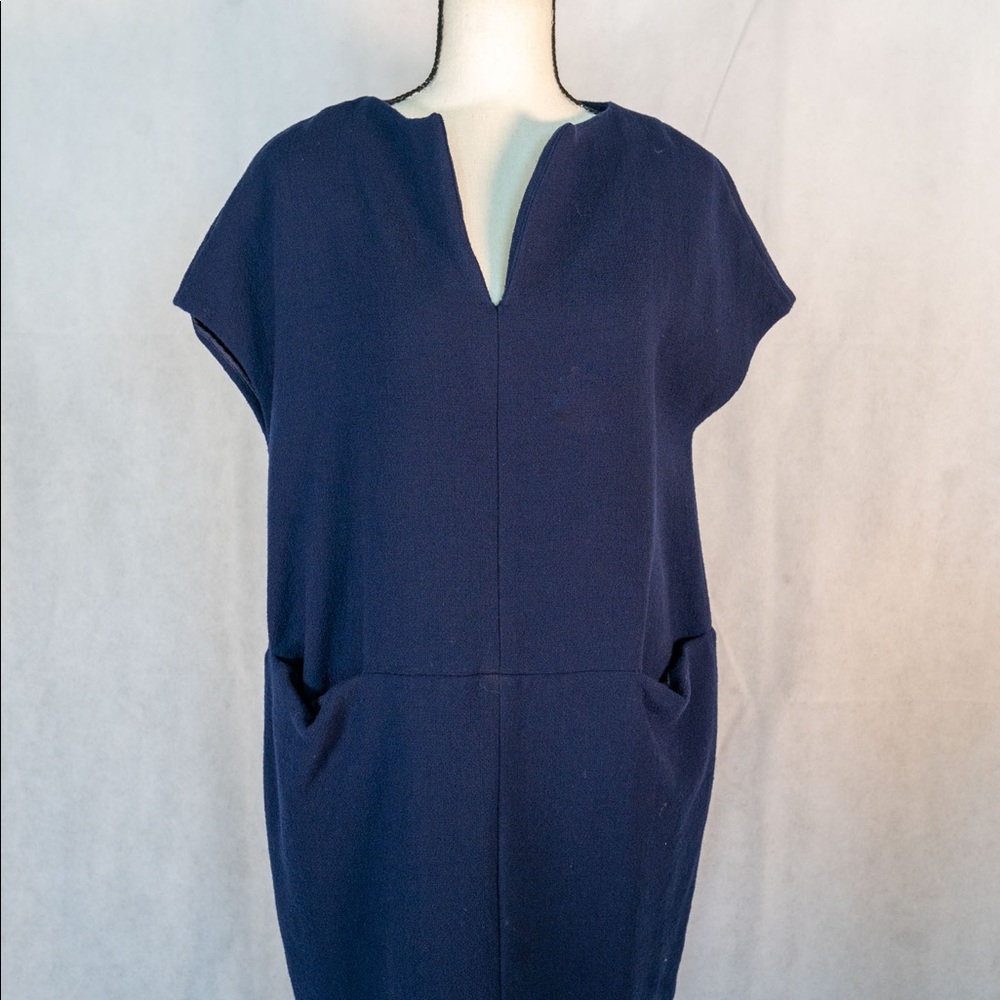 Lisa Perry Barnes NY Navy mini dress